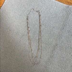 Elegant Sterling Silver Chain Necklace box chain